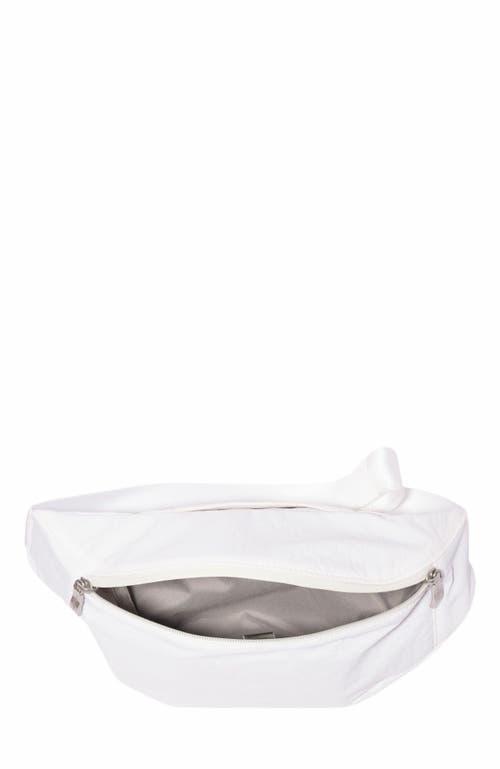 Baggallini Swift Belt Bag Sling In B-lite Bright White