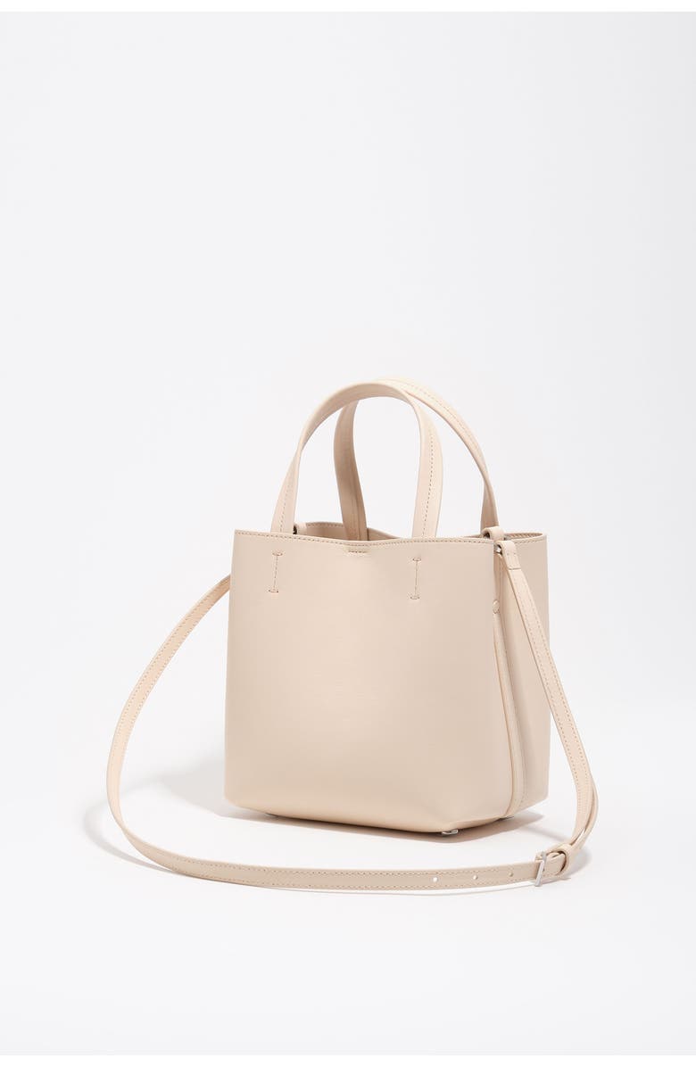 Bimba y Lola Small leather Chihuahua Bag SS26, Alternate, color, Sand