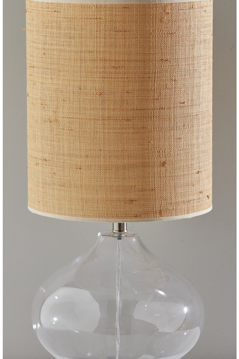 Emma Large Table Lamp, Alternate, color, CLEAR GLASS / STEEL NECK