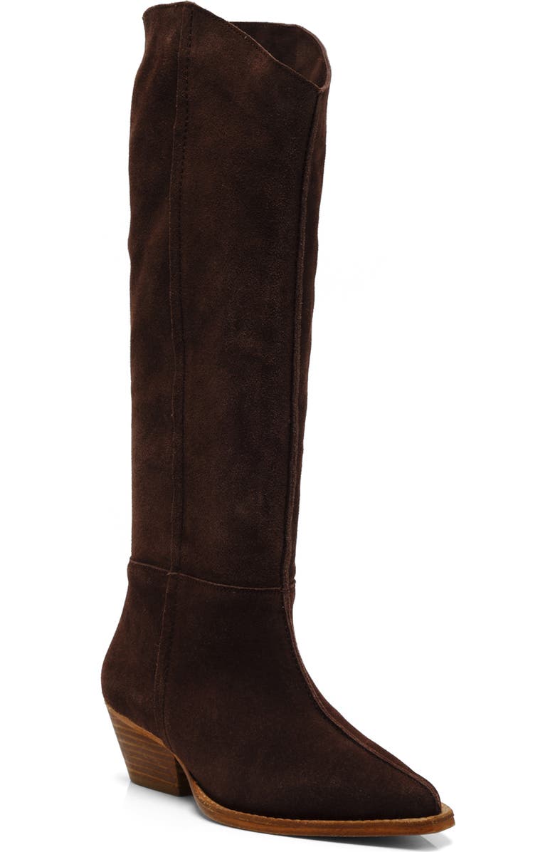 Free People Sway Low 2.0 Knee High Boot, Main, color, Fudgesicle