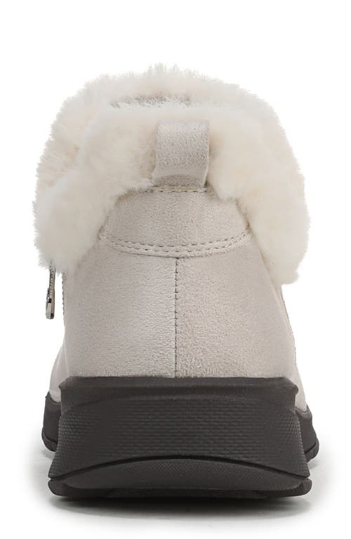Lifestride Greatness Faux Fur Trim Bootie In Gray