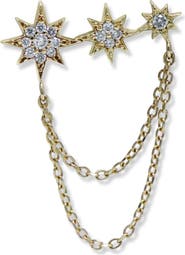 Anzie Morgan North Star Drop Earrings