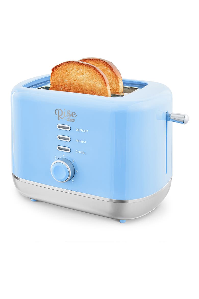 Rise 2-Slice Toaster, Alternate, color, BLUE SKY