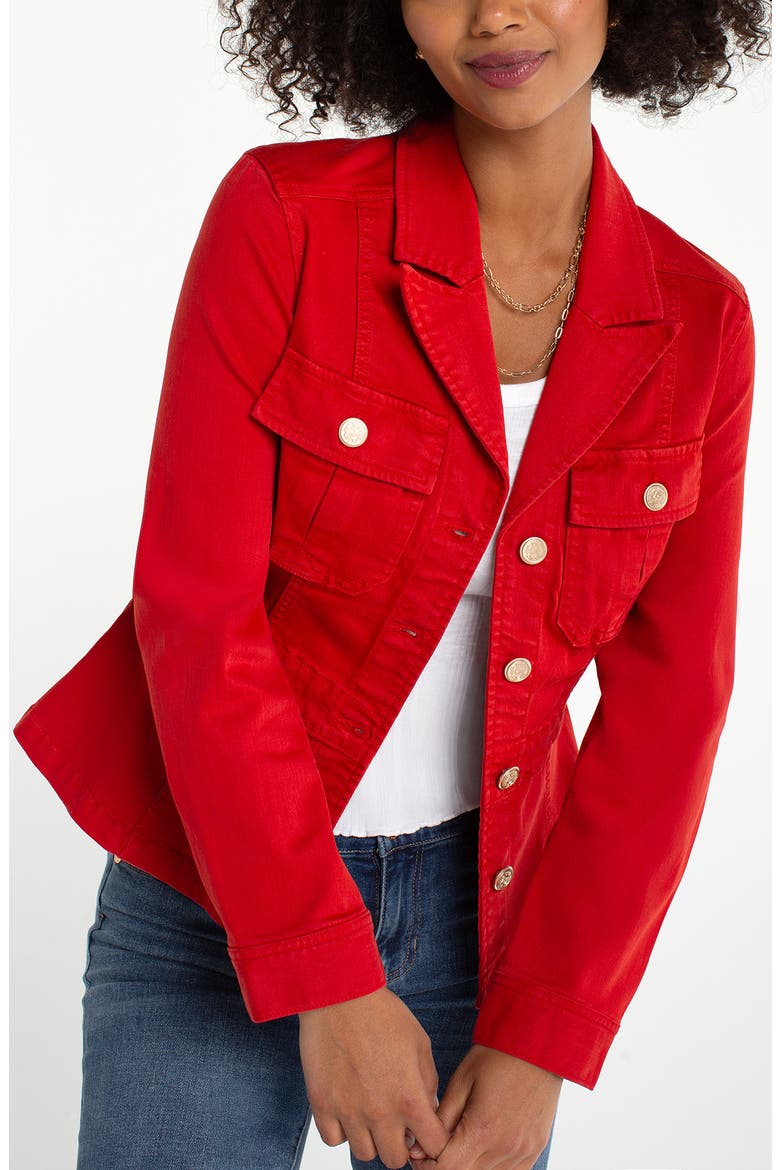 Tab Detail Peplum Jacket (Women) | Nordstrom
