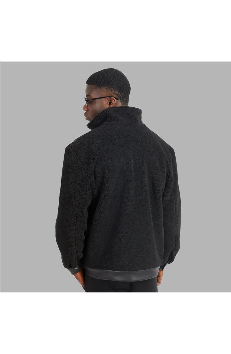 Blvck Paris Blvck Shearling Jacket, Alternate, color, Black