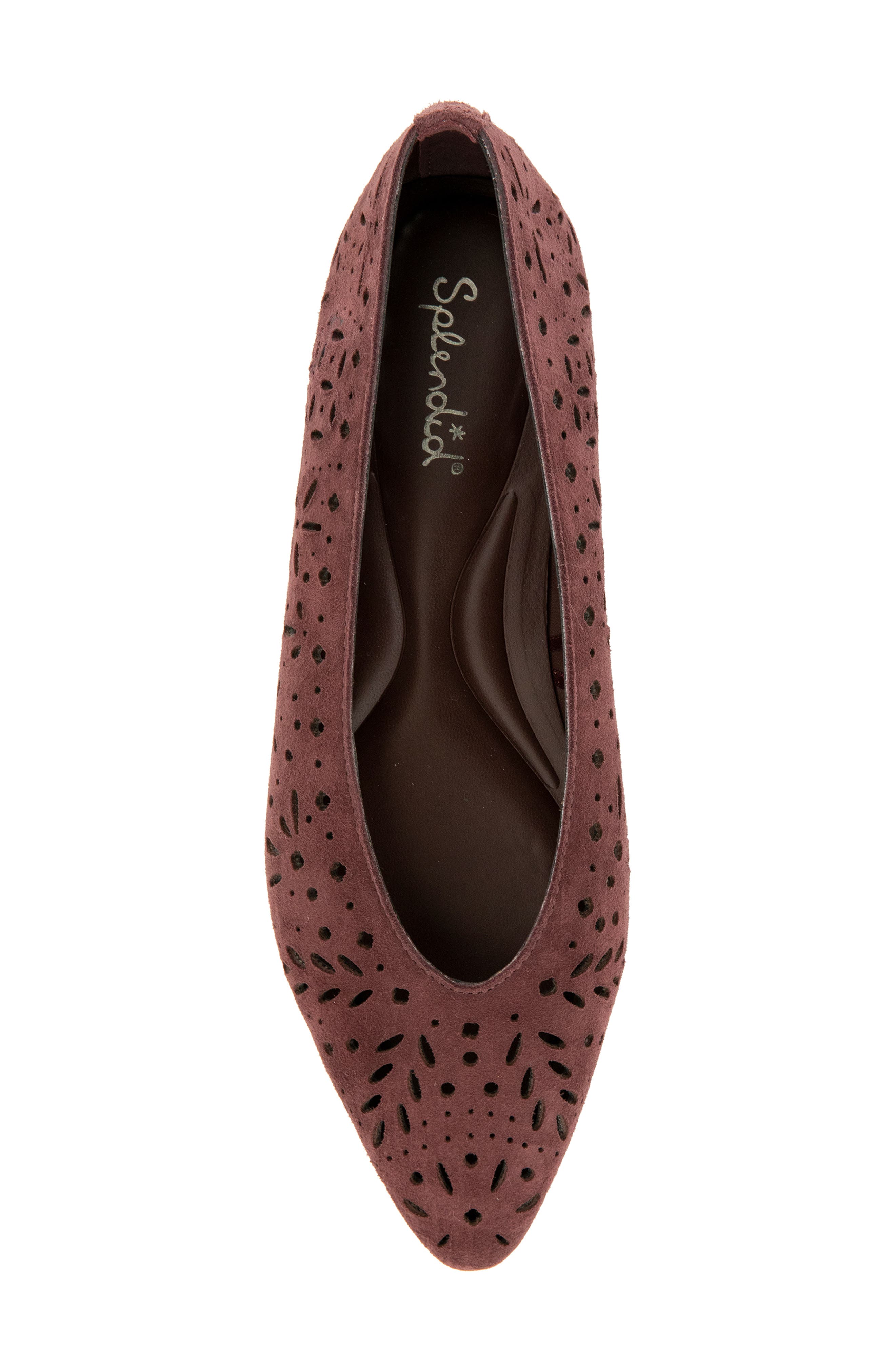 Latouche Perf Flat, Alternate, color, ASH WINE