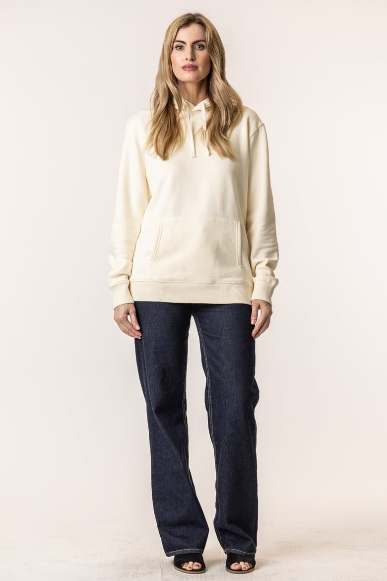 Organic Cotton Pullover Hoodies, Main, color, Natural