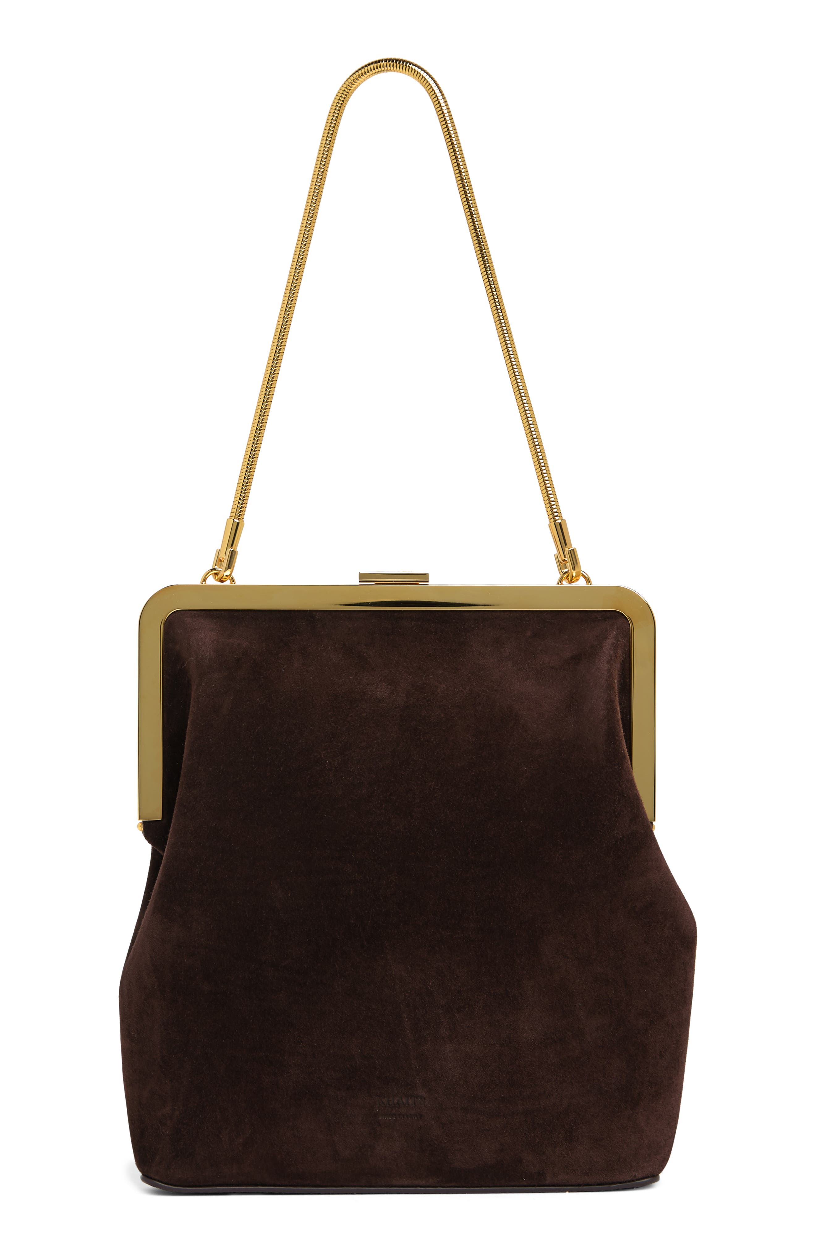 Khaite Lilith Suede Evening Bag, Main, color, 