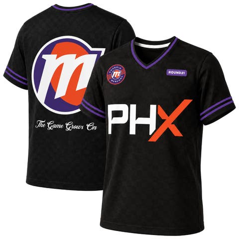 Men's round21 Black Phoenix Mercury Soccer Jersey
