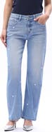 Bayeas Flora Mid Rise Barrel Leg Jeans