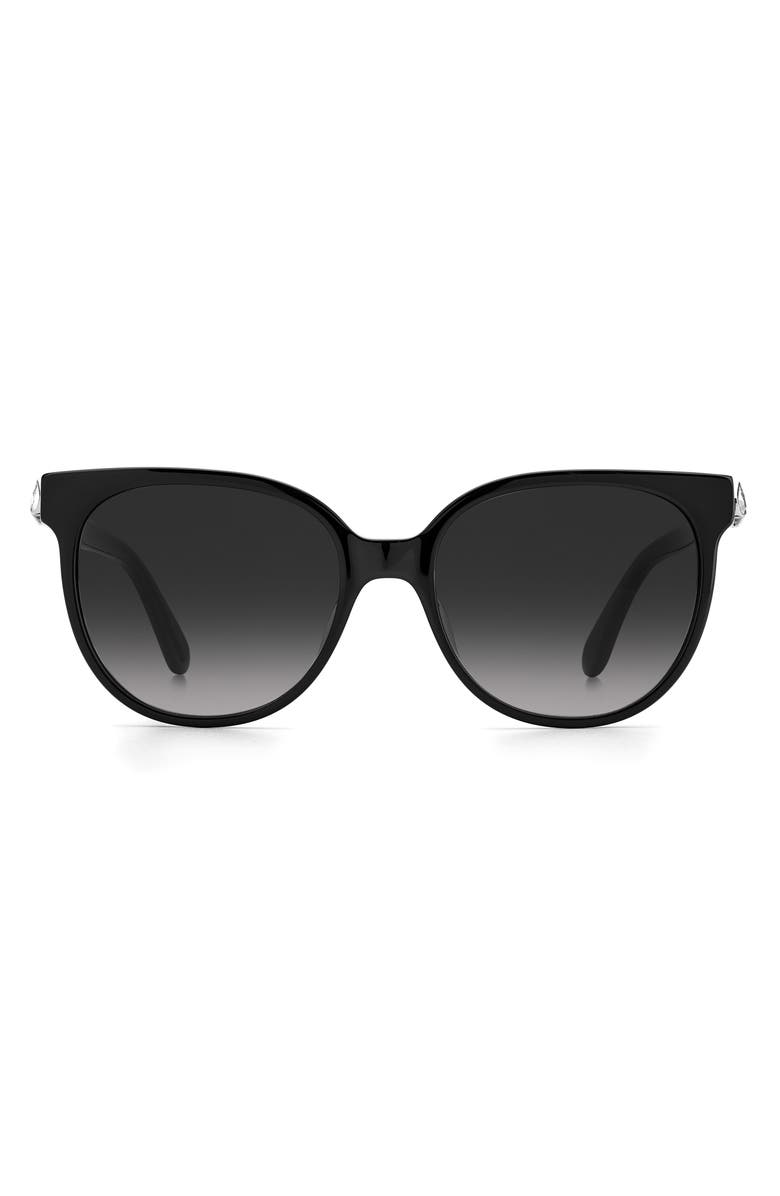 kate spade new york Geralyns 53mm Round Sunglasses, Main, color,