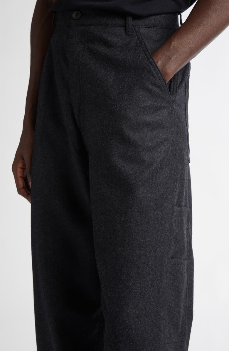 Dries Van Noten Pickerby Straight Leg Wool Pants, Alternate, color,