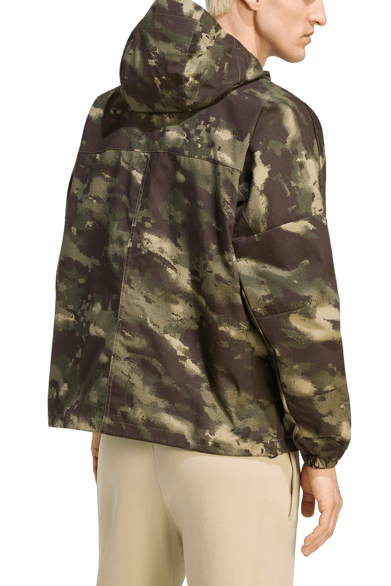 Camo Hooded Utility Jacket, Alternate, color, OLIVE STRATA