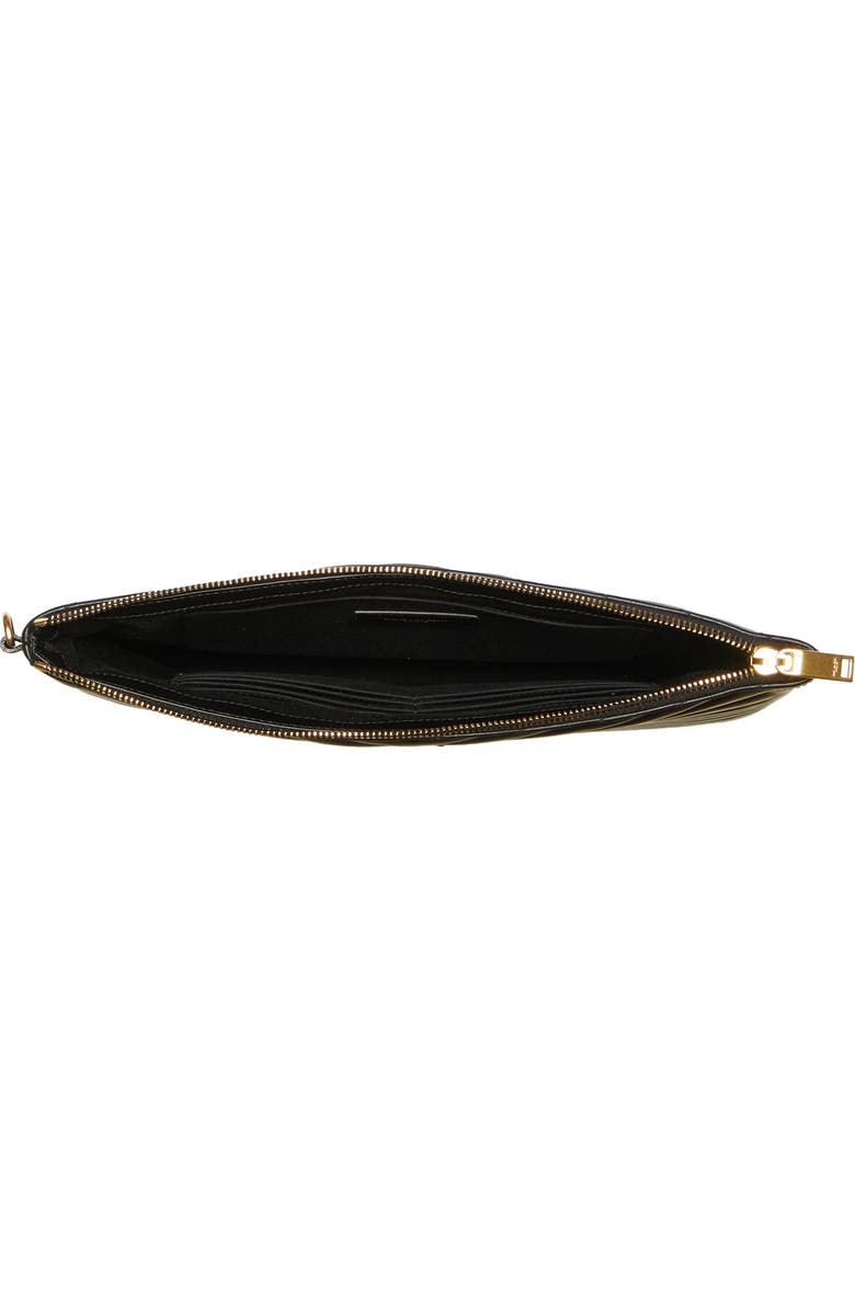 Saint Laurent YSL Monogram Matelassé Leather Tablet Pouch, Alternate, color,