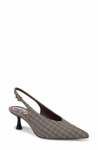 Fawn Pointed Toe Slingback Pump