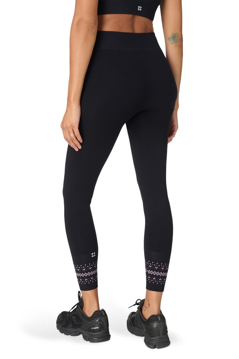 Fairisle Novelty Print Base Leggings, Alternate, color, BLACK SKI FAIR ISLE JACQUARD