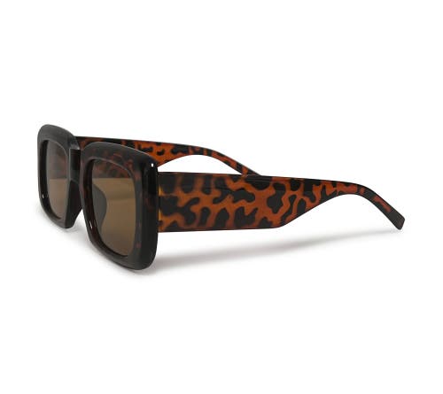 Youzey The Cleo Sunglasses In Brown