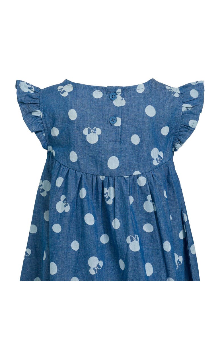 Disney Minnie Mouse Sleeveless Chambray Dress, Alternate, color, Blue