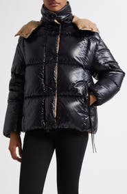 Moncler Parana Down Puffer Jacket with Removable Hood