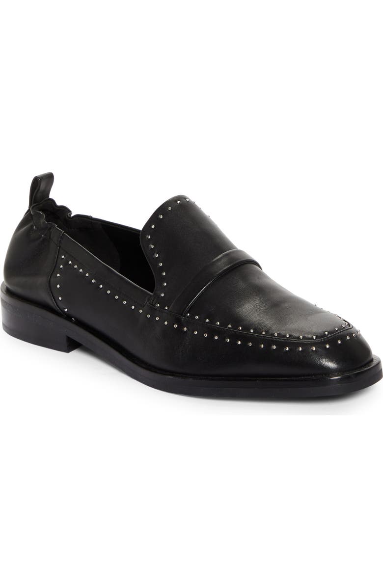 3.1 Phillip Lim Alexa Stud Loafer, Main, color, Black