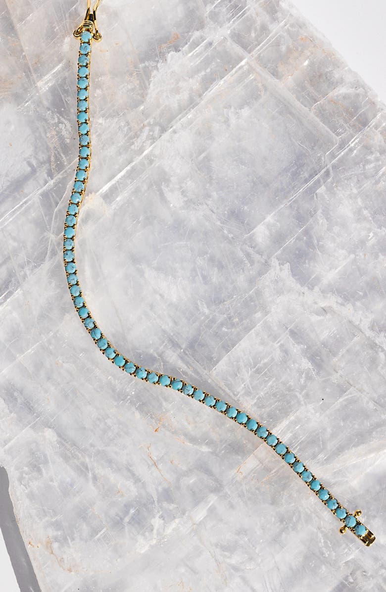NATIVE GEM Turquoise Tennis Bracelet, Alternate, color, Turquoise/Aqua