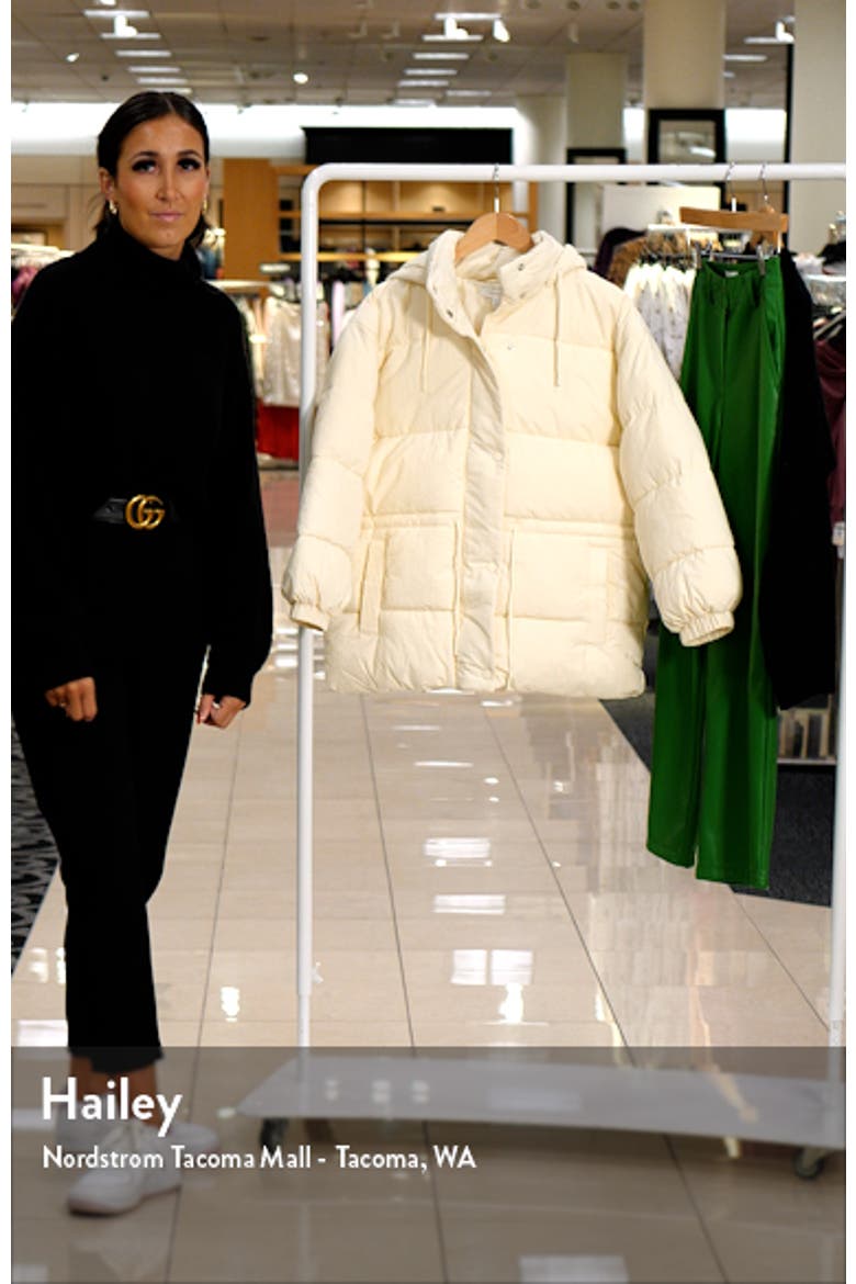 Tie Waist Puffer Coat video