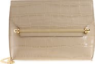 Strathberry Large Stylist Croc Embossed Clutch