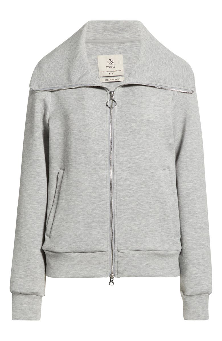 MPG Dreamweave<sup>™</sup> Oversize Zip Jacket, Main, color, Heather Concrete