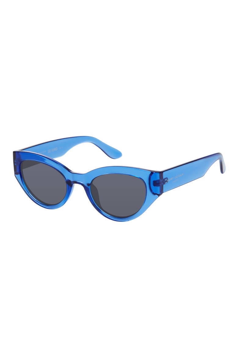 52mm Cat Eye Sunglasses, Alternate, color, INDIGO CRYSTAL