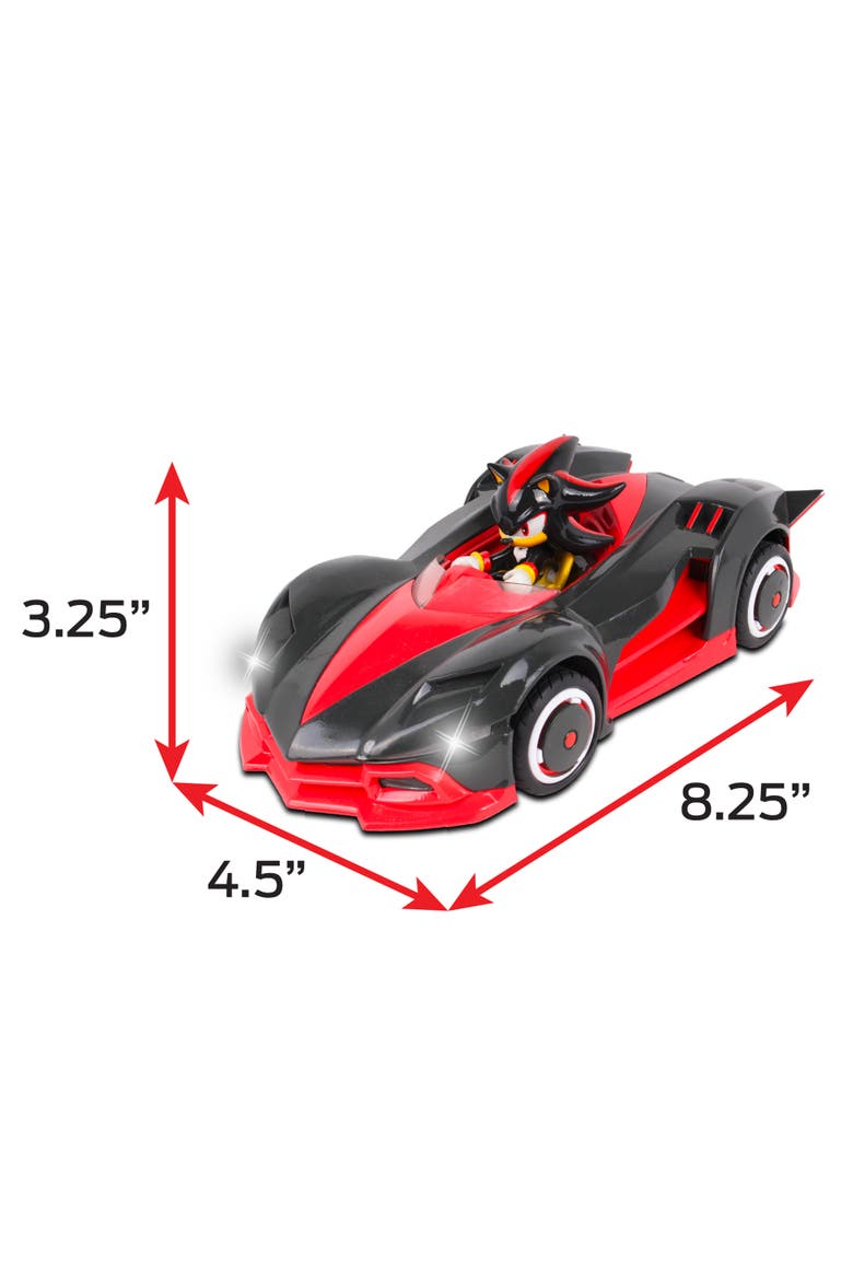 Sonic Team Shadow The Hedgehog Remote Control Vehicle, Ages 6+, Alternate, color, Multicolored