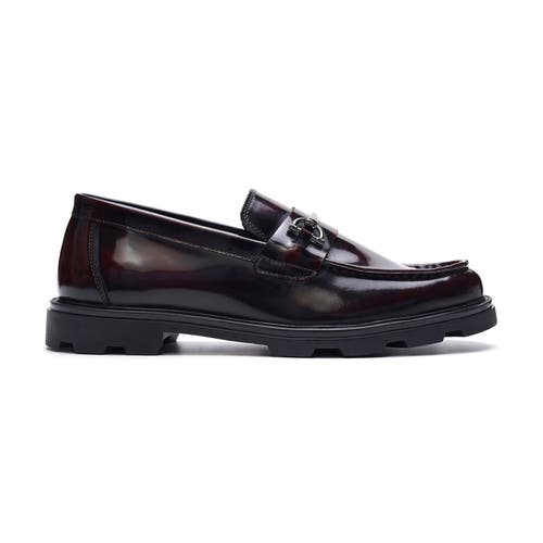 A. Veer Samuel Bit Loafer In Bordo