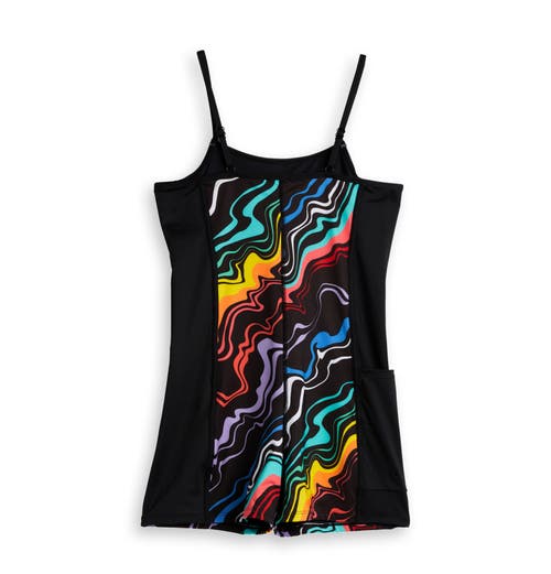 Tomboyx 3.5-inch Skinny Strap Swim Unisuit In Multi