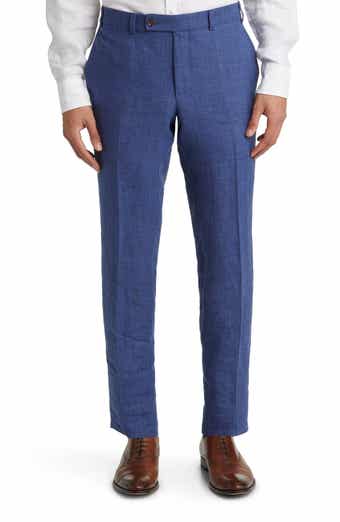 Jack Victor Pablo Flat Front Linen Trousers
