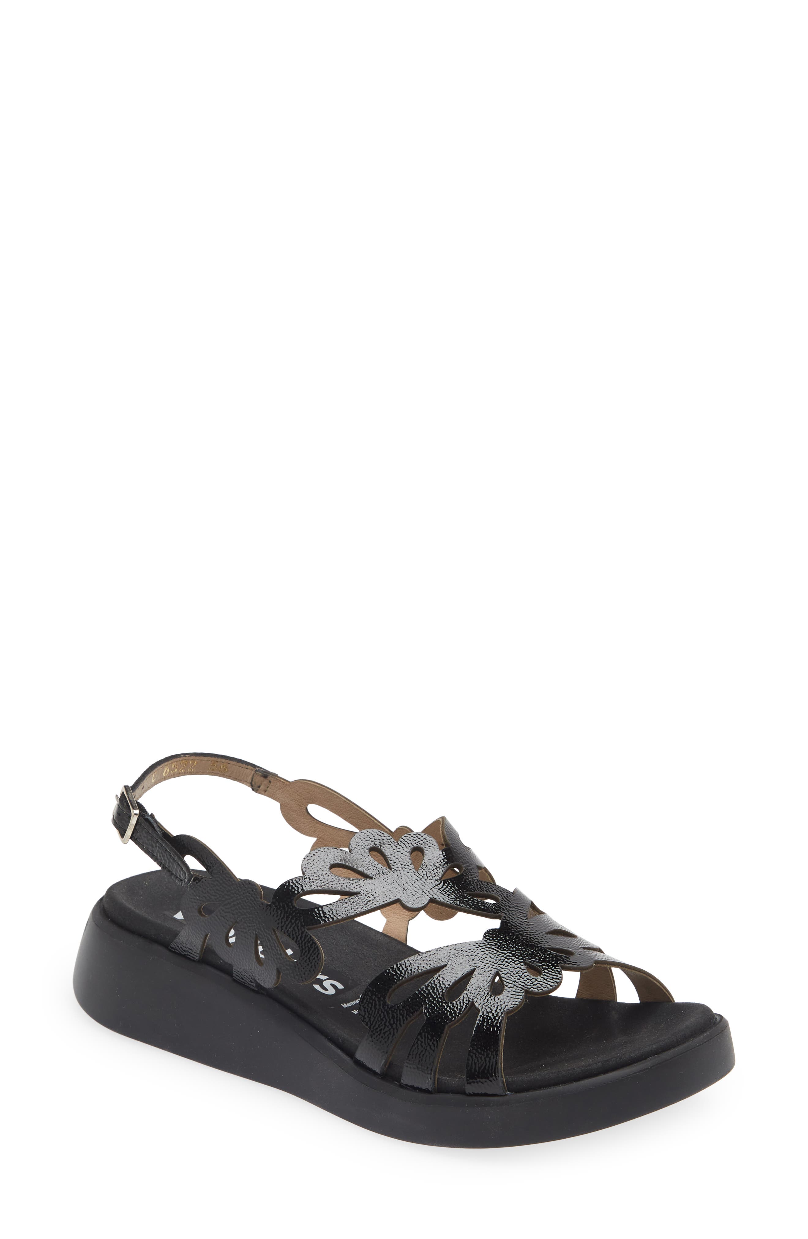 Wonders Platform Slingback Sandal, Main, color, 