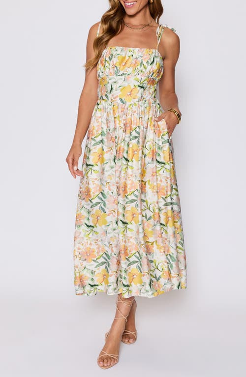 Vici Collection Emory Floral Sundress In Multi