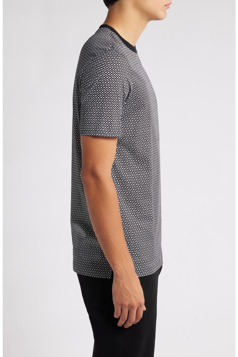 Thompson Cotton Ringer T-Shirt, Alternate, color, BLACK