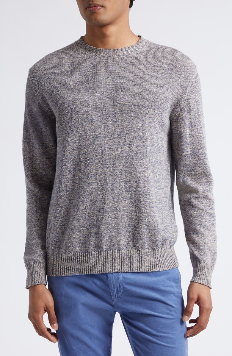 Massimo Alba Dustin Crewneck Sweater, Main, color, Aralsea