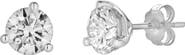 LuvMyJewelry Nasak 1.5 Ct TW Non Certified Lab Grown Round Diamond Studs Martini 14K Gold Earrings