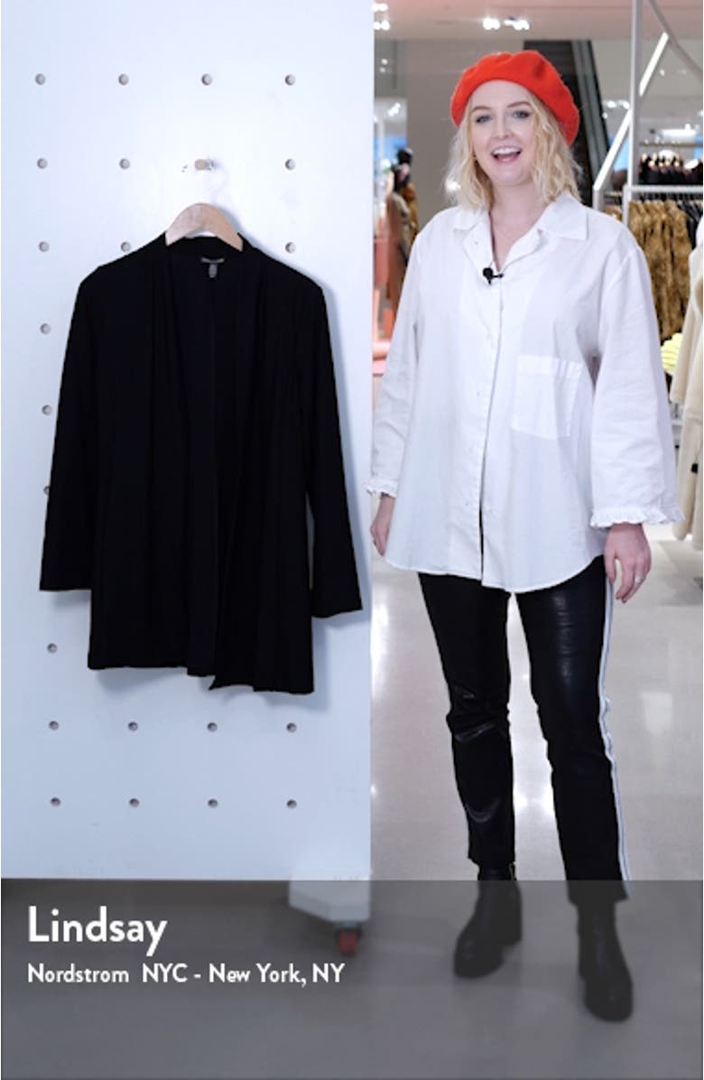 Open Front Shawl Jacket, sales video thumbnail