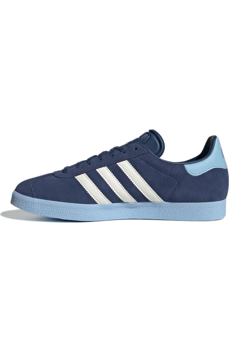 adidas Men's adidas Navy/Light Blue Nashville SC 2025 Jersey Hook Third Gazelle Shoes, Main, color,