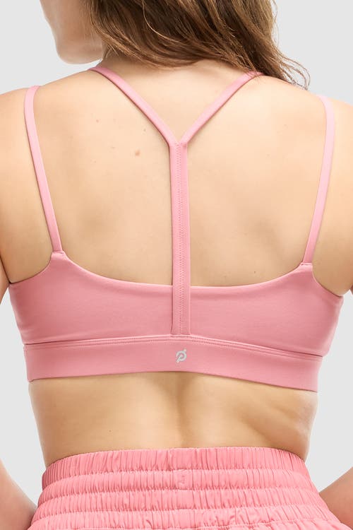Peloton Cadent Strappy Y Back Bra In Brandied Apricot
