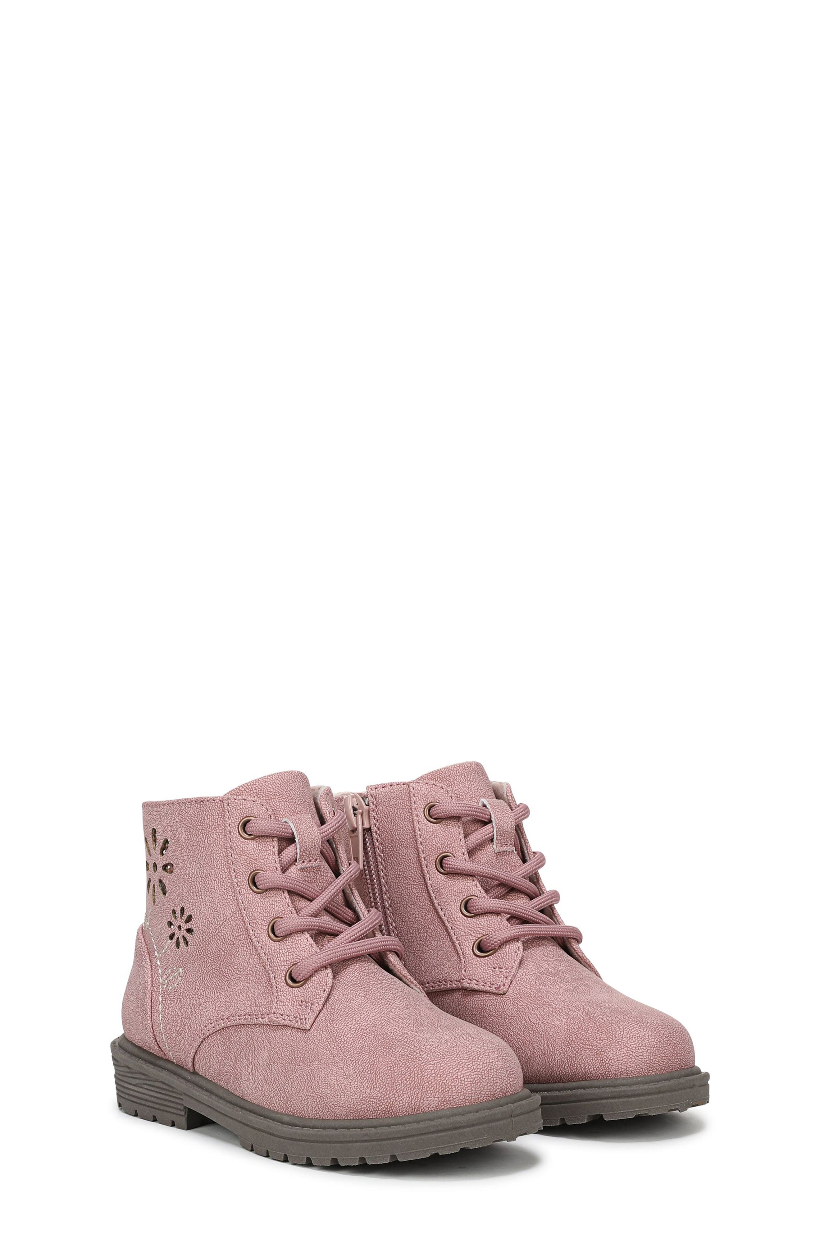 Kids' Rena 2-TI Faux Leather Boot, Alternate, color, PINK GLITTER FAUX LEATHER