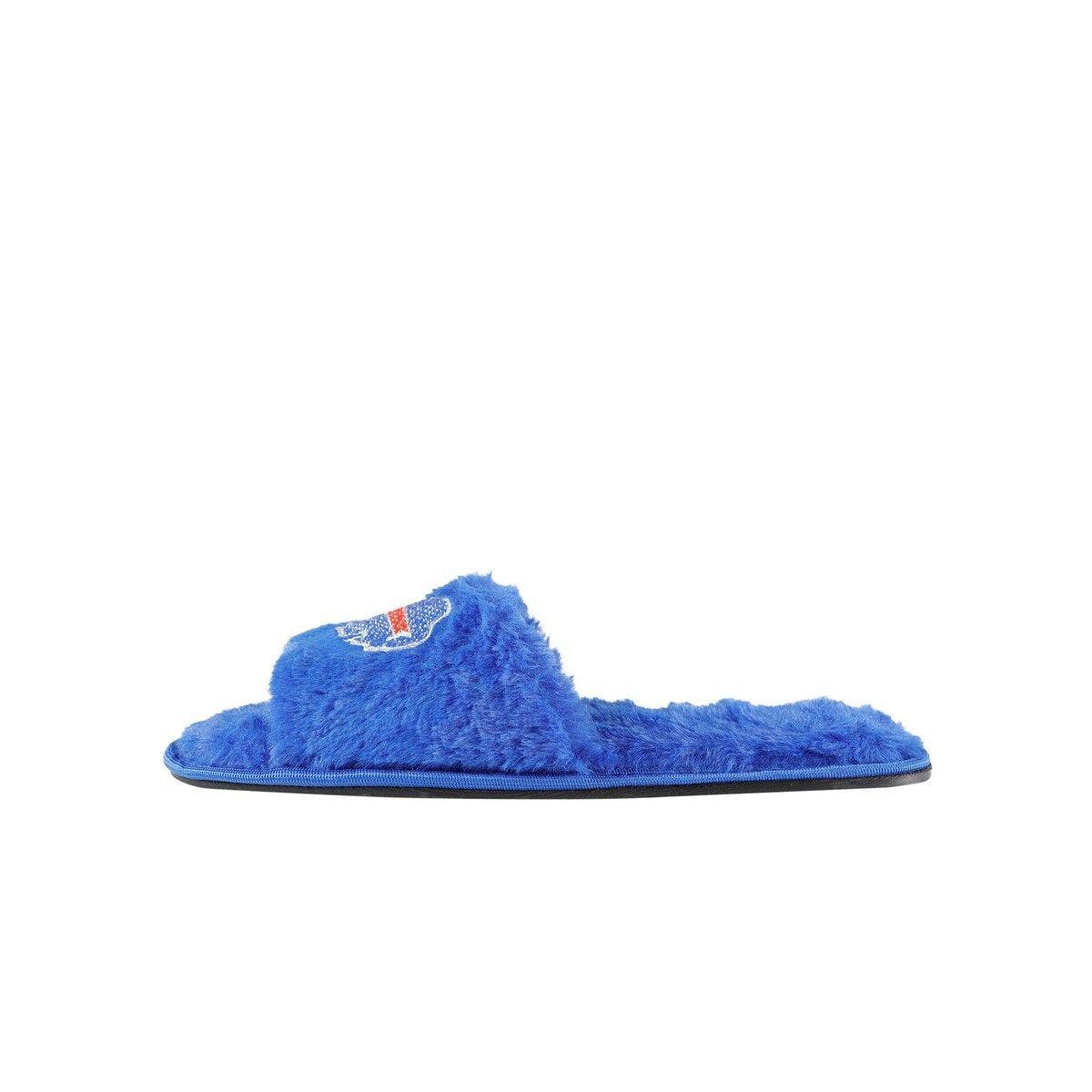 FOCO Women's FOCO Royal Buffalo Bills Rhinestone Fuzzy Slippers, Alternate, color, 