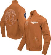 PRO STANDARD Men's Pro Standard Brown Minnesota Timberwolves Paint The City Full-Zip Jacket