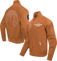PRO STANDARD Men's Pro Standard Brown Minnesota Timberwolves Paint The City Full-Zip Jacket