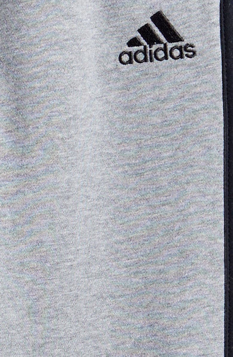 adidas Kids
Heathered Fleece Elastic Cuff Joggers, Alternate, color,