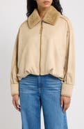 UGG® Coleta Faux Fur Trim Bubble Jacket