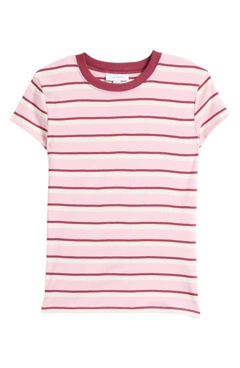 Stripe Cotton T-Shirt