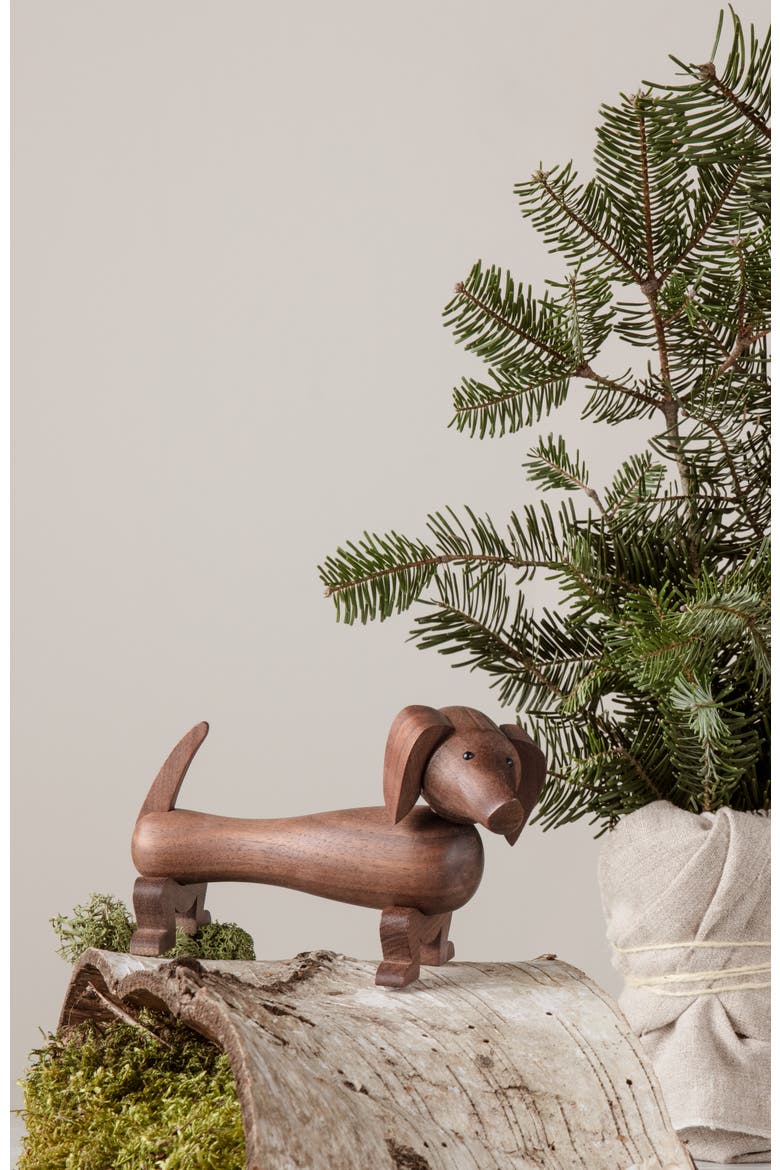 Kay Bojesen Dog Small, Alternate, color, Walnut