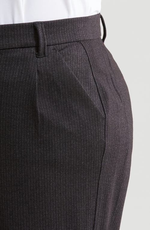 Wit & Wisdom 'ab'solution Skyrise Pleated Ankle Straight Leg Pants In Black
